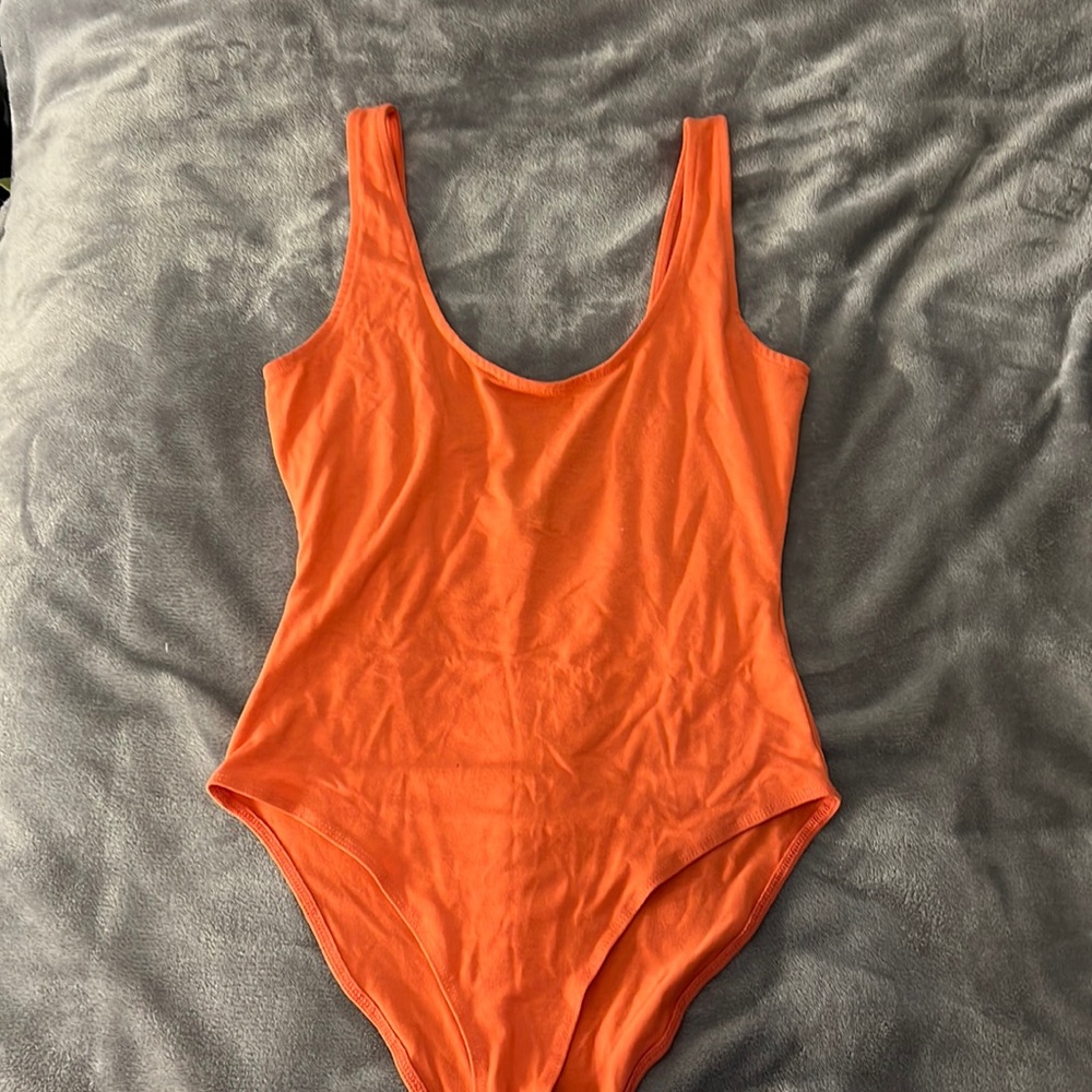 Forever 21 Orange Bodysuit